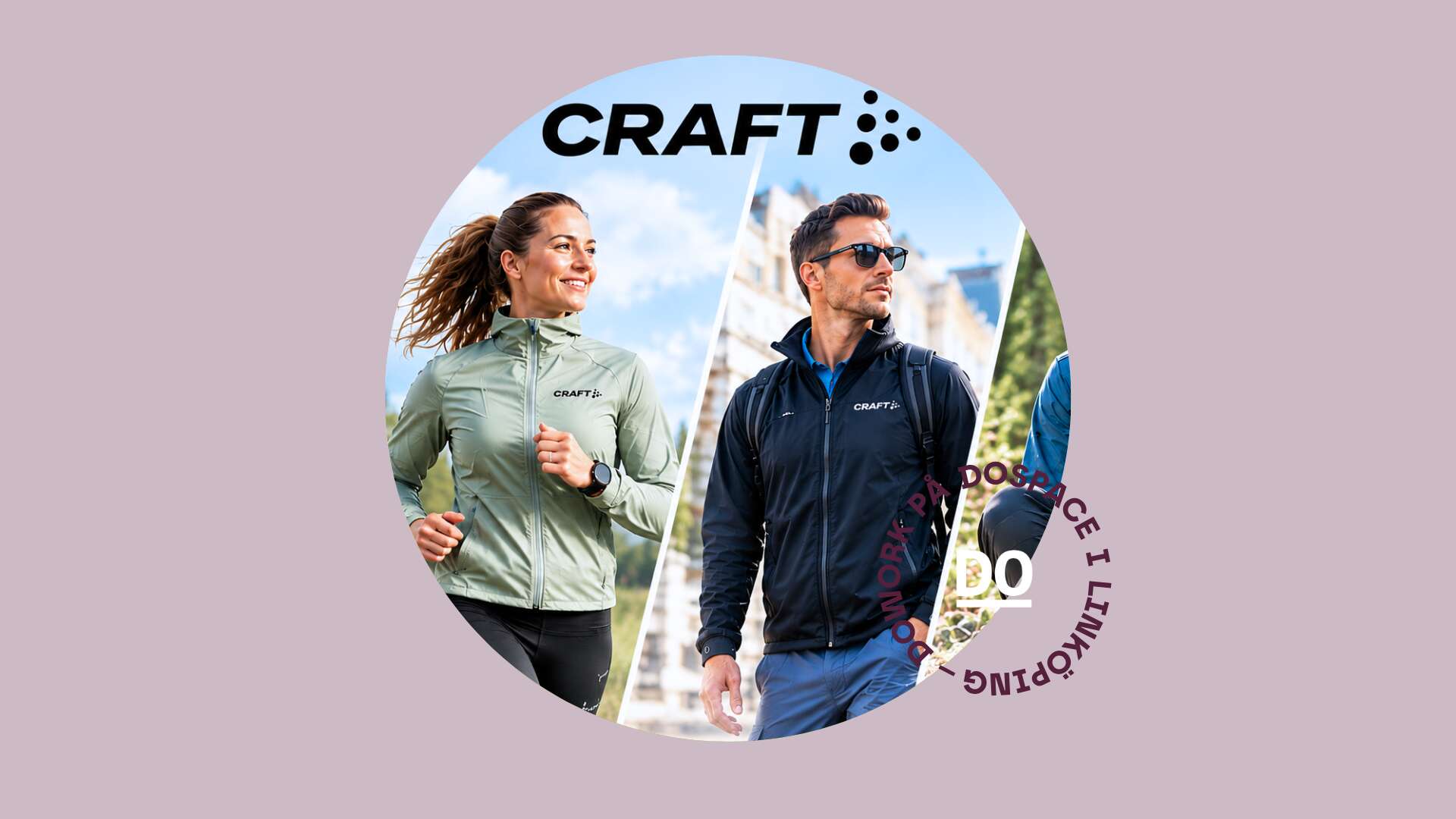 Modevisning av Craft-kläder